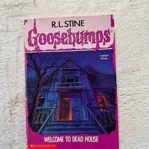 Goosebumps 'Welcome to Dead House' Book - Purple Cover